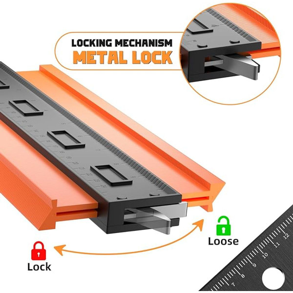 Ocikry 10" Adjustable Contour Gauge  product image