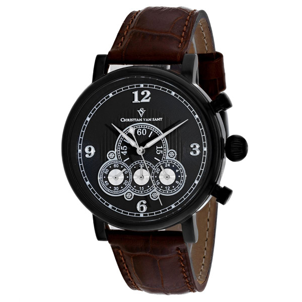 Christian Van Sant Men's Black Dial Watch product image