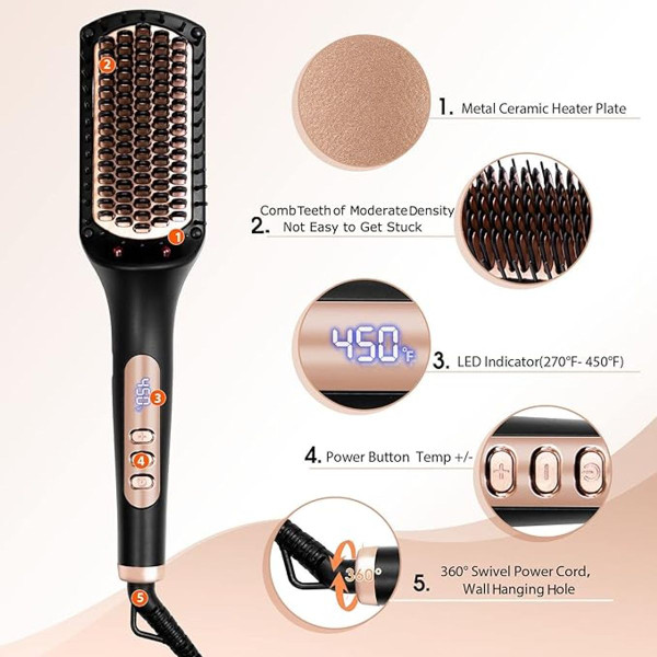 Nicebay Hair Straightener Brush product image