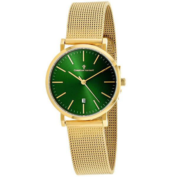 Christian Van Sant Women's Paradigm Green Dial Watch product image