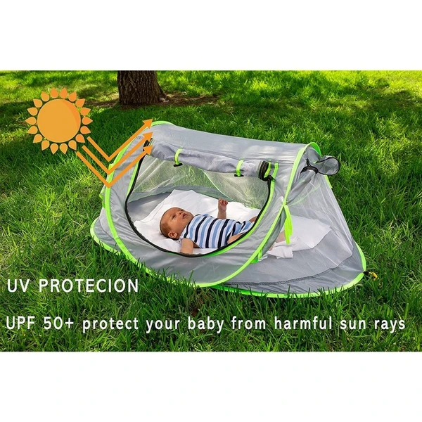 Zone Tech® Portable Baby Camping Bed With Mosquito Net product image
