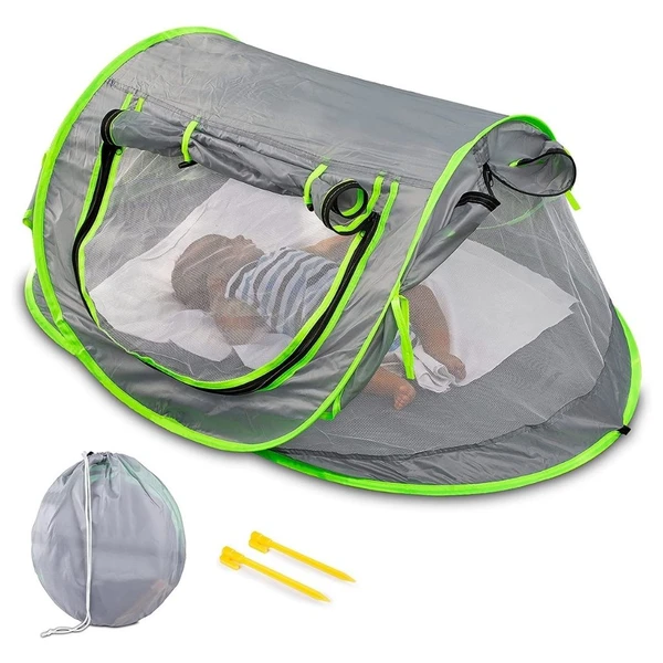 Zone Tech® Portable Baby Camping Bed With Mosquito Net product image