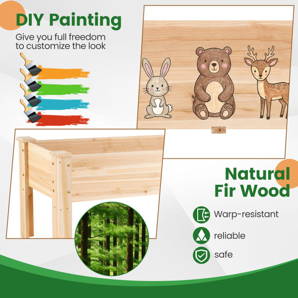 Wooden Raised Garden Bed (1- to 2-Pack) product image
