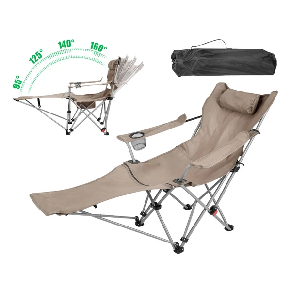 Reclining Camping Chair with Footrest product image