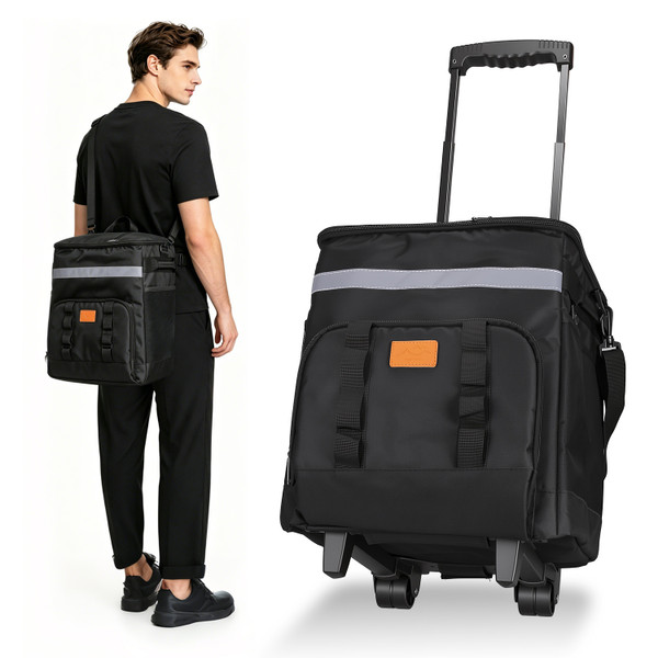 Rolling Cooler Bag with Shoulder Strap product image