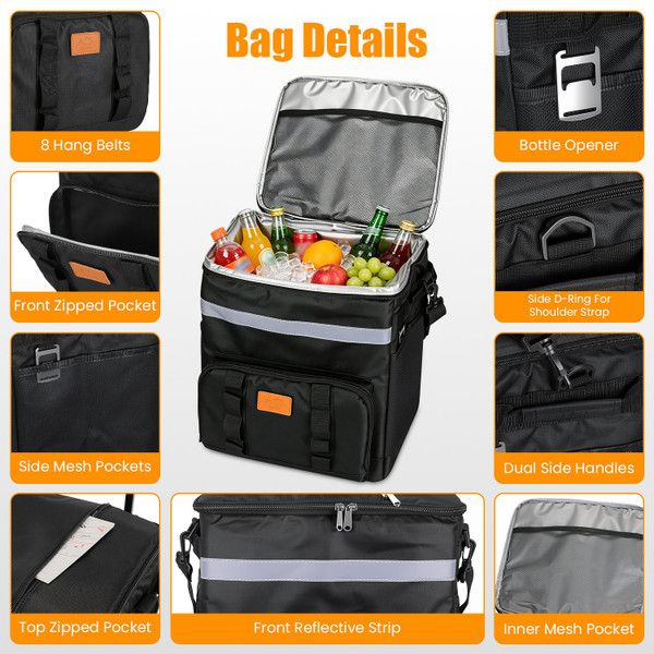 Rolling Cooler Bag with Shoulder Strap product image