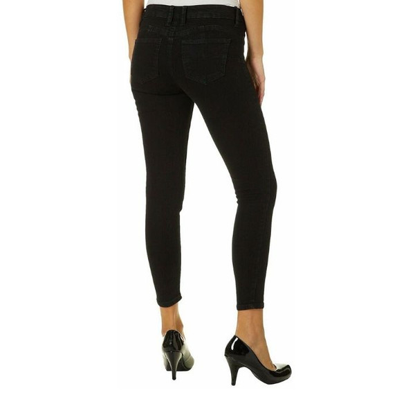 Celebrity Women’s Black Mid-Rise Jeggings product image