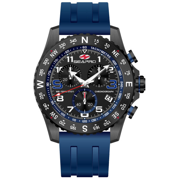 Seapro Men's Gallantry Black Dial Watch product image