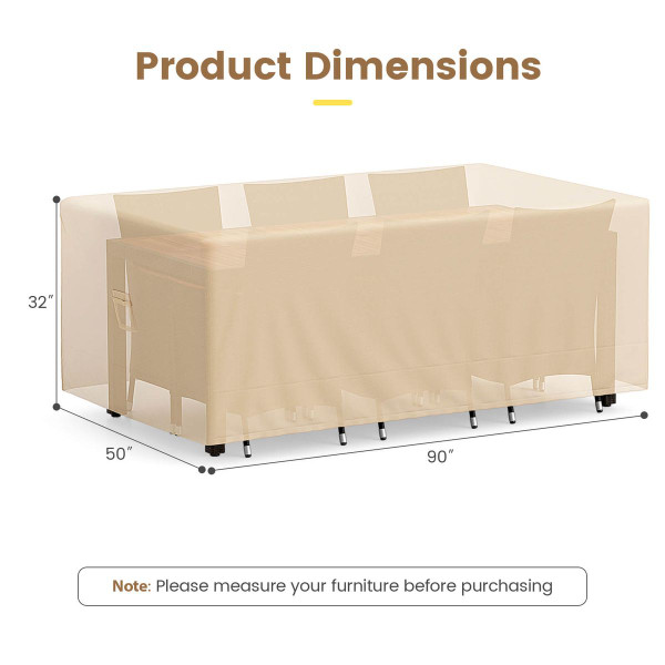 Waterproof Patio Dining Set Cover  product image