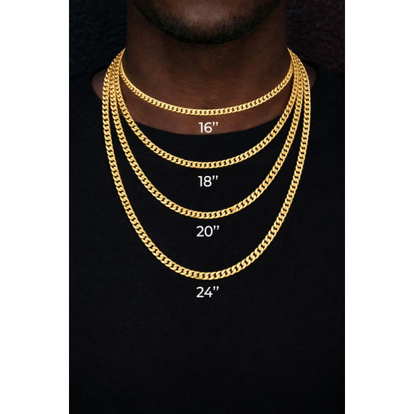 14K Gold Filled Stackable Cuban Link Chain product image