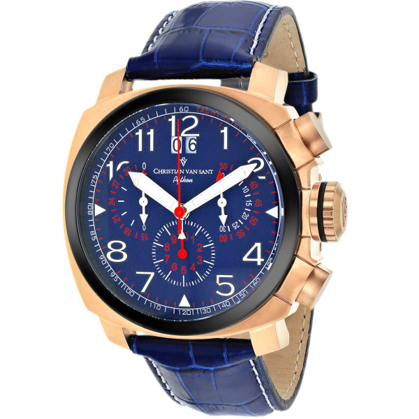 Christian Van Sant Men's Grand Python Blue Dial Watch product image