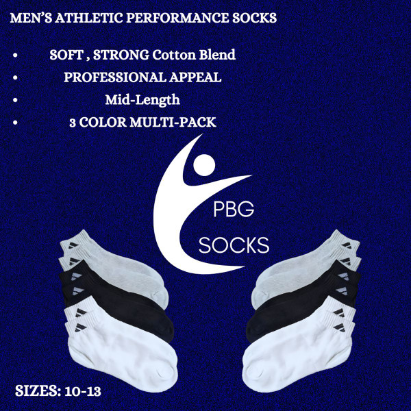 Mid Length Athletic Performance Socks (6-Pairs) product image