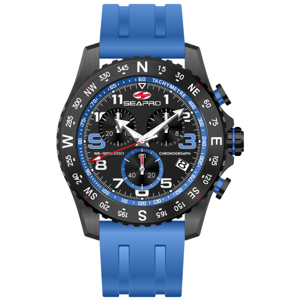 Seapro Men's Gallantry Black Dial Watch product image