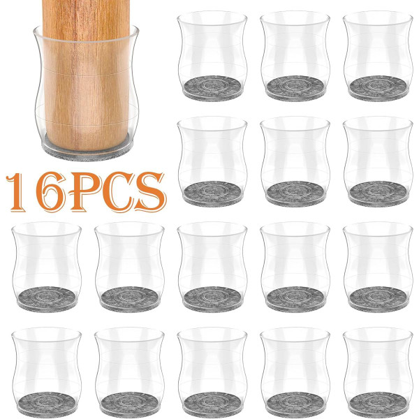 16-Piece Chair Leg Floor Protectors (Medium) product image