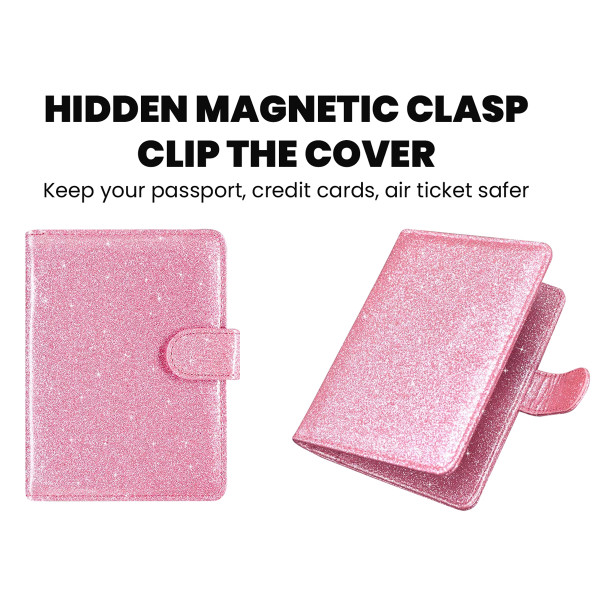 Multi Function Glitter Bling RFID Passport Organizer product image