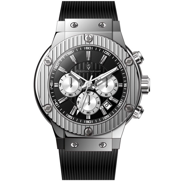 Christian Van Sant Men's Monarchy Black Dial Watch product image