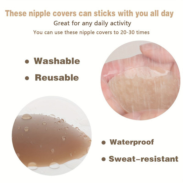 Reusable Silicone Nipple Covers (2-Pairs) product image