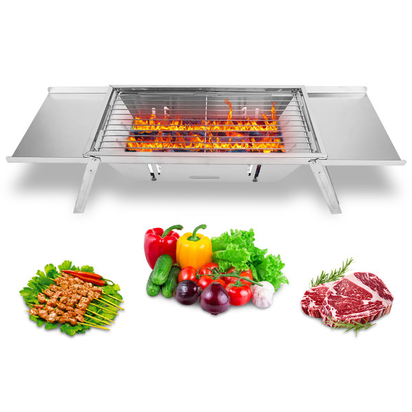 3‑in‑1 Portable Charcoal Grill product image