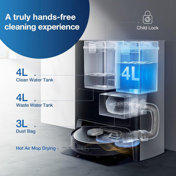 ECOVACS DEEBOT X1 Omni Robot Vacuum and Mop Combo product image