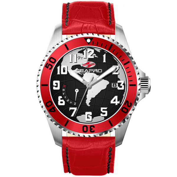 Seapro Men's Voyager Black Dial Watch product image