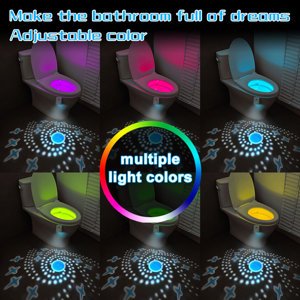 Motion Sensor Toilet Night Light (1- or 2-Pack) product image