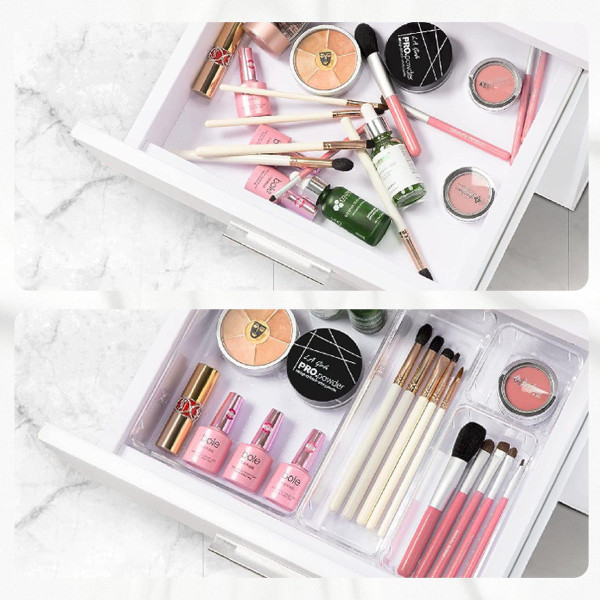 Clear Plastic Drawer Organizer (25 Piece Set) product image