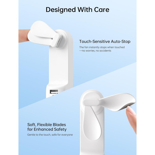 3 in 1 Handheld Mini Fan (2-Pack) product image