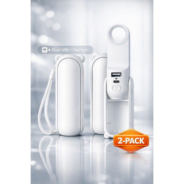 3 in 1 Handheld Mini Fan (2-Pack) product image