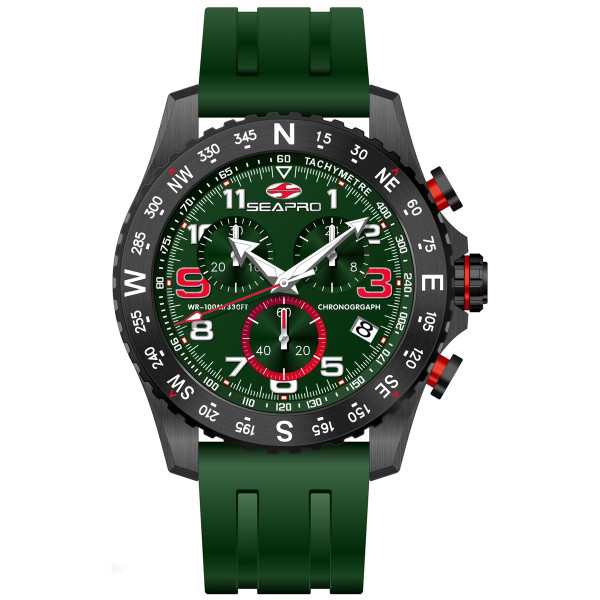 Seapro Men's Gallantry Green Dial Watch product image