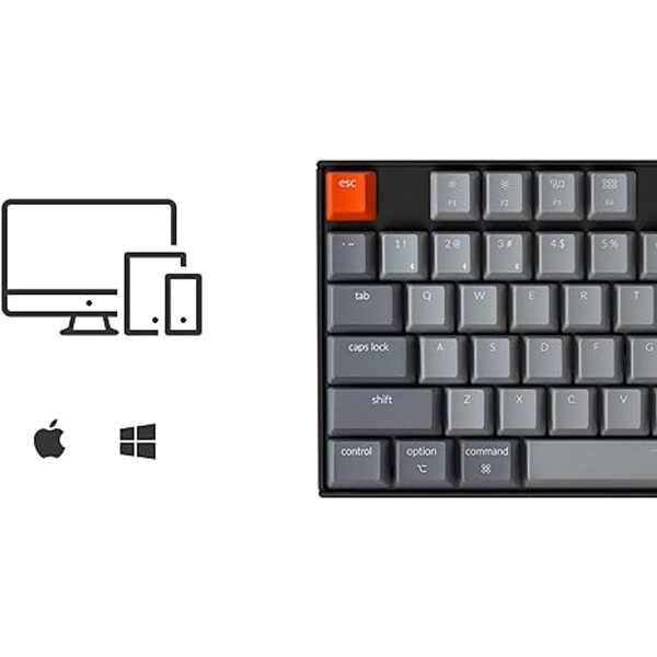 Keychron K8 Tenkeyless Wireless Mechanical RGB Backlight Keyboard product image