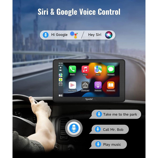 Car Stereo with Apple CarPlay and Android Auto Connect product image