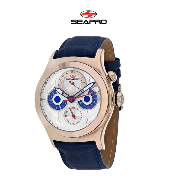 Seapro Men's Chronoscope White Dial Watch product image