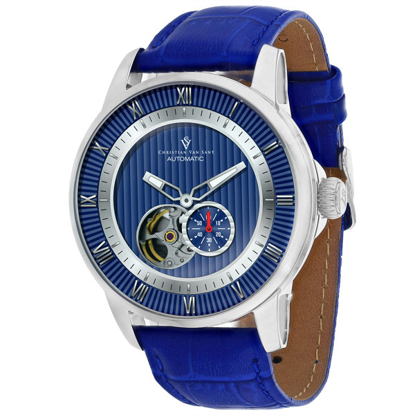 Christian Van Sant Men's Viscay Blue Dial Watch product image