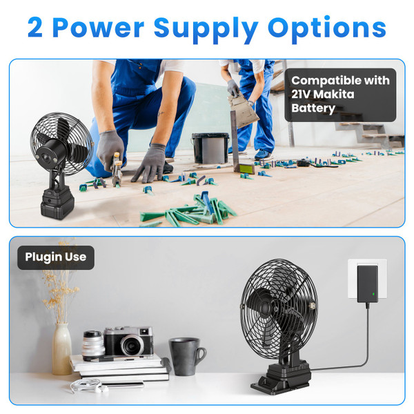 180-Degree Tilting Jobsite Fan product image