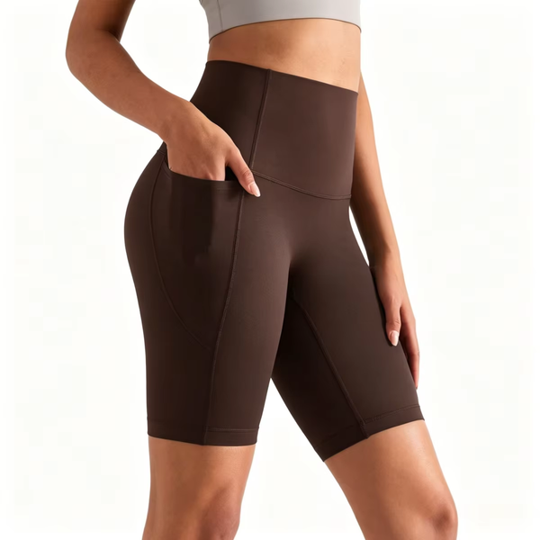 Women's High-Waisted Yoga Biker Shorts product image
