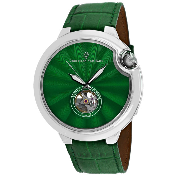Christian Van Sant Men's Cyclone Automatic Black Dial Watch product image