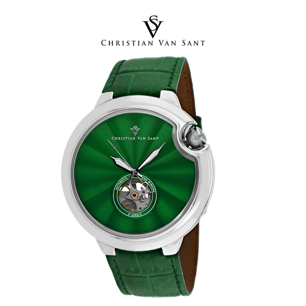 Christian Van Sant Men's Cyclone Automatic Black Dial Watch product image