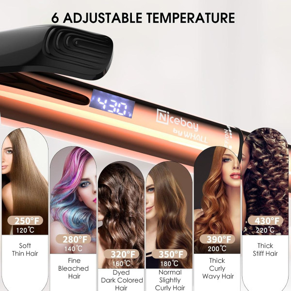 Nicebay 1" Hair Curling Iron with Ceramic Coating product image