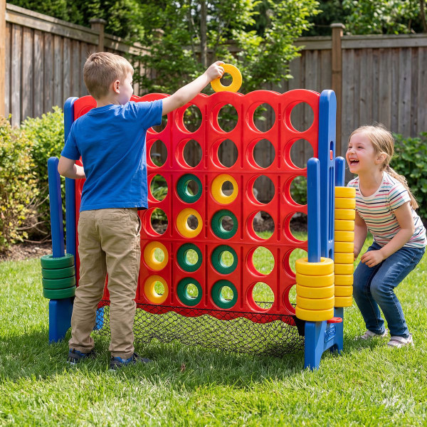 Jumbo 4-to-Score 4 in A Row Game Set product image