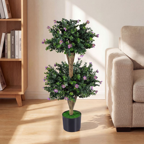 Artificial Double Ball Boxwood Topiary Tree (2-Pack) product image
