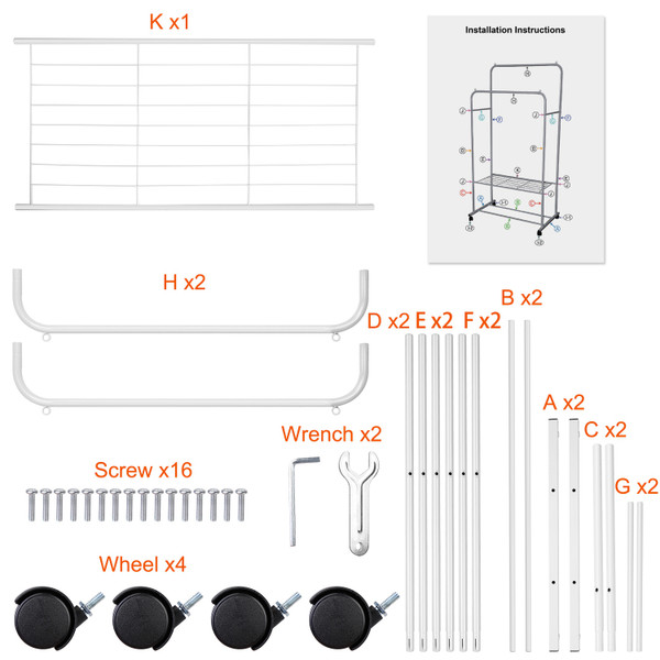 NewHome™ Garment Hanging Rack product image