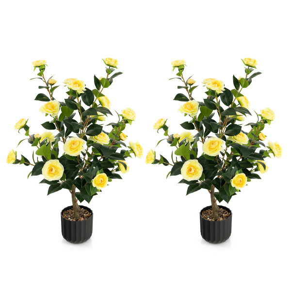 Artificial Camellia Tree (1 or 2 Pack) product image