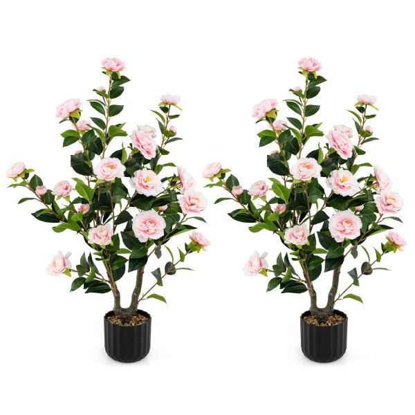 Artificial Camellia Tree (1 or 2 Pack) product image