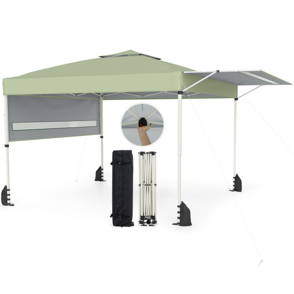 17x10-foot Pop Up Canopy Tent with Awning product image