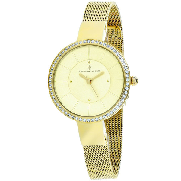 Christian Van Sant Women's Reign Gold Tone Dial Watch product image