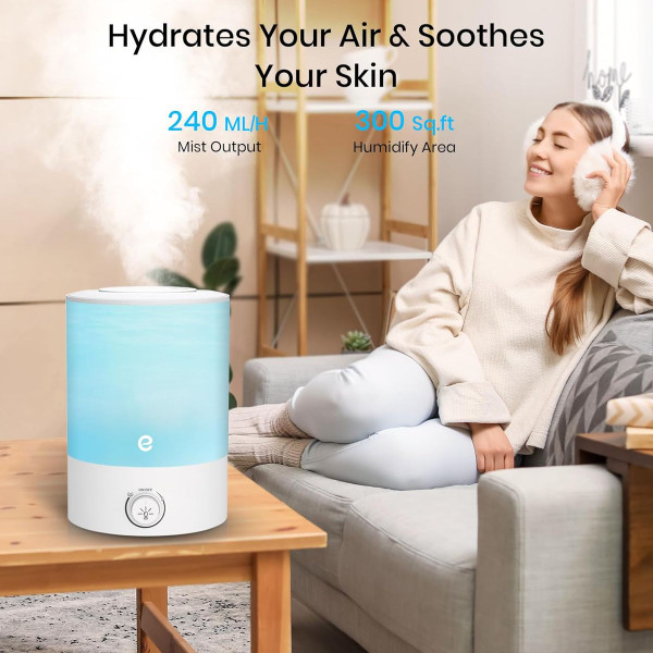 Esemoil 2.5L Cool Mist Ultrasonic Air Humidifier product image