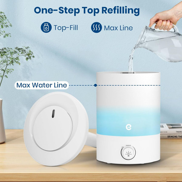Esemoil 2.5L Cool Mist Ultrasonic Air Humidifier product image