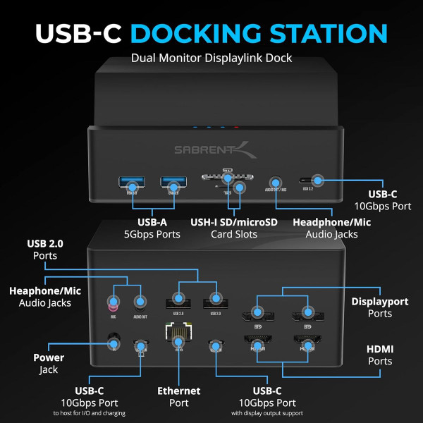 USB-C Universal Laptop Docking Station product image