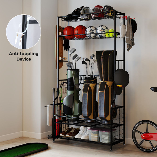 Golf Bag Garage Organizer product image
