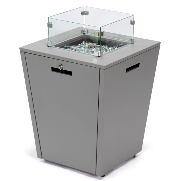 37,000 BTU Propane Steel Fire Pit Table with Wind Guard product image